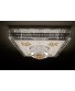COVENTRY CEILING LIGHT GLASS STAINLESS STEEL  10 W 3000 K COLOR TEMP 0-10 V DIMMABLE -ARVICXL