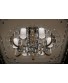 NOTTINGHAM  CEILING LIGHT GLASS STAINLESS STEEL  10 W 3000 K  COLOR TEMP 0-10 V DIMMABLE -ARVICEL