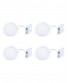 POINSETTIA  SERIES 4" SLIM PANEL LED ROUND PANEL LIGHT DIMMABLE 12W 3000K/5000K(8 Pack)