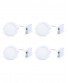 POINSETTIA  SERIES 4" SLIM PANEL LED ROUND PANEL LIGHT DIMMABLE 12W 3000K/5000K(8 Pack)