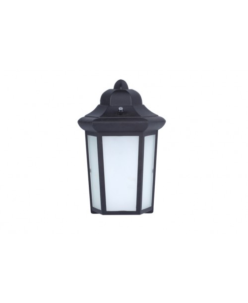 Black Cast Aluminium housing Frosted Glass 9W DOB